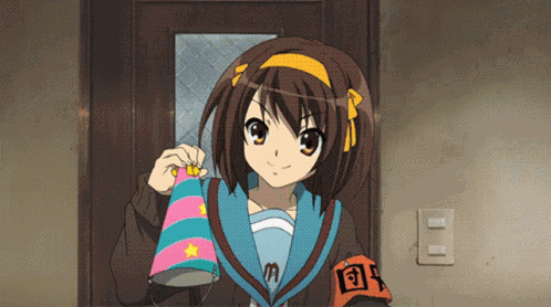 Anime Haruhi Suzumiya GIF