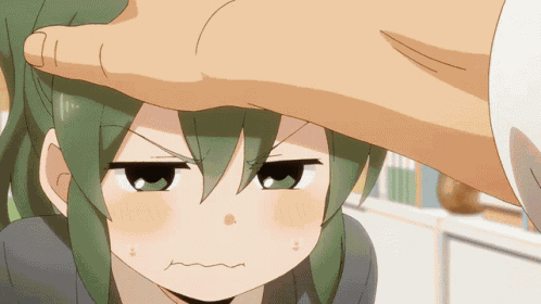 Anime Head Pat Anime Pat GIF