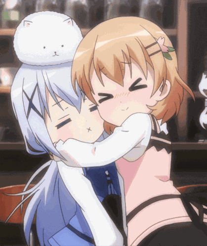 Anime Hug GIF