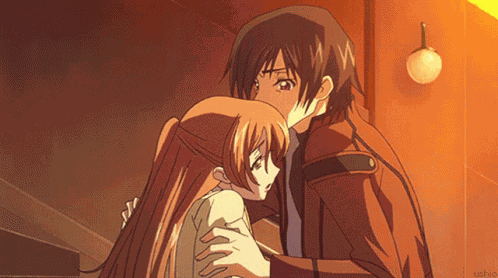 Anime Hug GIF