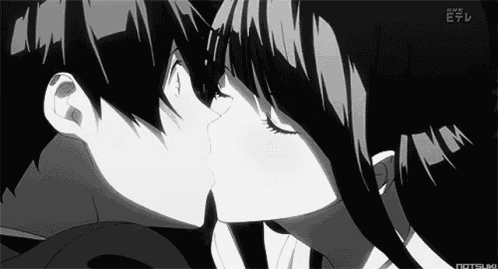 Anime Kiss GIF