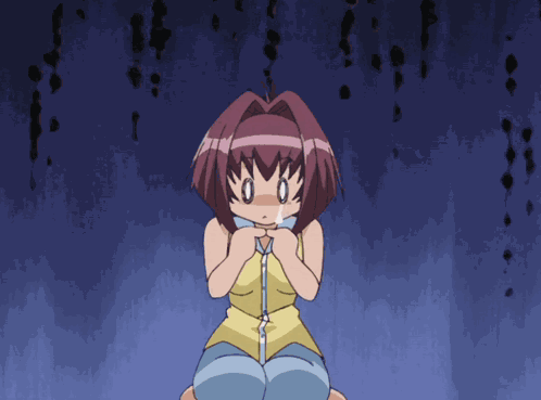 Anime Nervous GIF