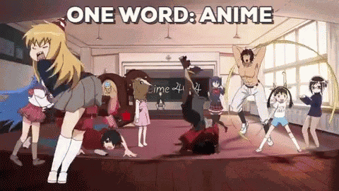 Anime Party Hard GIF