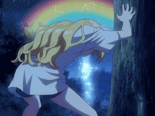 Anime Rainbow GIF