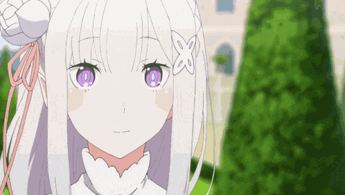 Anime Smile Emilia GIF