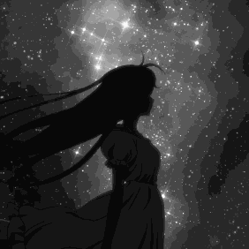 Anime Stargaze GIF