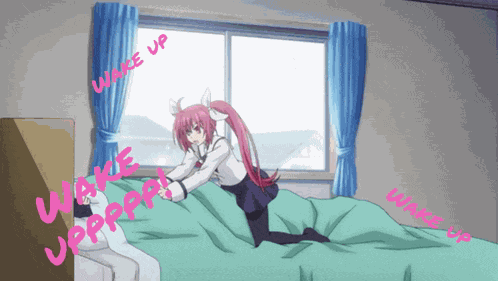Anime Wake Up GIF