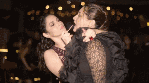 Ankita Lokhande Rashami Desai GIF