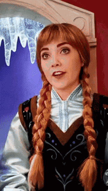 Anna Face Character Disney World GIF