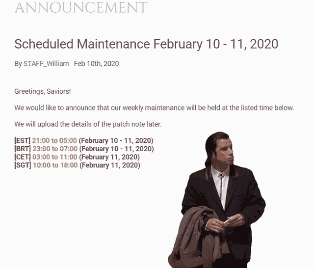Announcement Scheduled Maintenance GIF