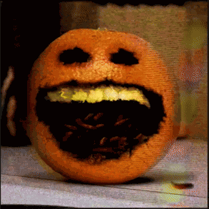 Annoying Orange Analog Horror GIF