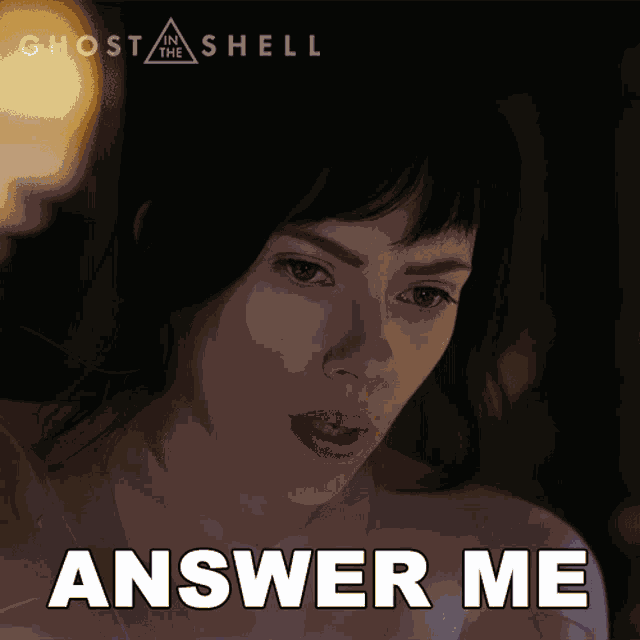 Answer Me Scarlett Johansson GIF