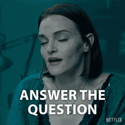 Answer The Question Bronte GIF