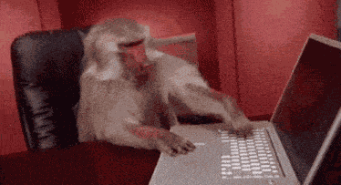 Apeing Monkey GIF