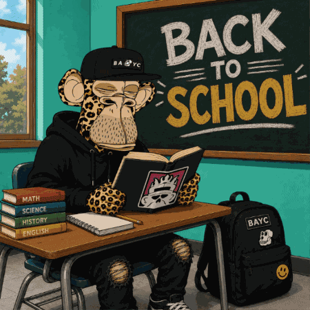 Apewhale Back 2 School GIF