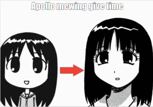Apollo Mewing Meme