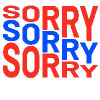 Apology Apology Message Sticker