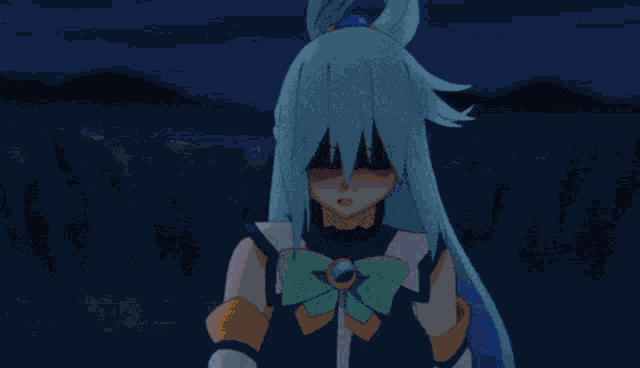 Aqua God Blow GIF