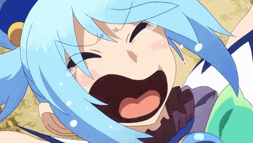 Aqua Kono Suba Crying GIF