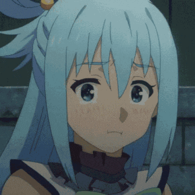 Aqua Konosuba Aqua Blush GIF