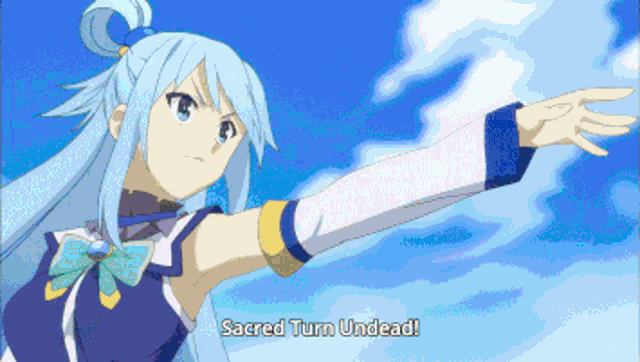 Aqua Konosuba GIF