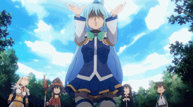 Aqua Konosuba GIF
