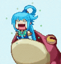 Aqua Megumin GIF