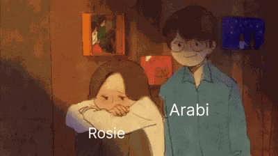 Arabi Arabi Hugs Rosie GIF