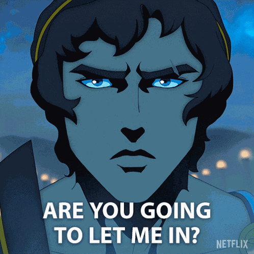 Are You Going To Let Me In Heron GIF