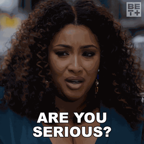 Are You Serious Angela GIF