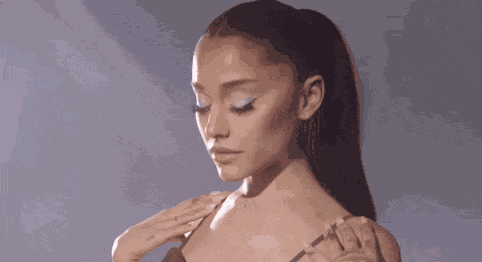 Ariana Grande Make Up GIF