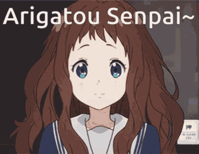 Arigatou Senpai GIF