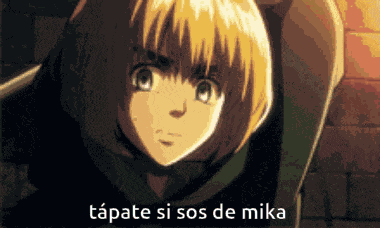 Armin Arlert Armin De Mika GIF