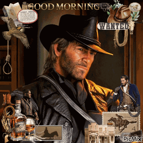 Arthur Morgan Good Morning GIF