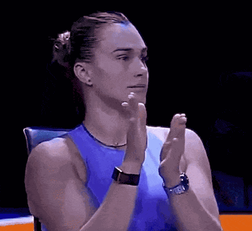 Aryna Sabalenka Pity Clap GIF