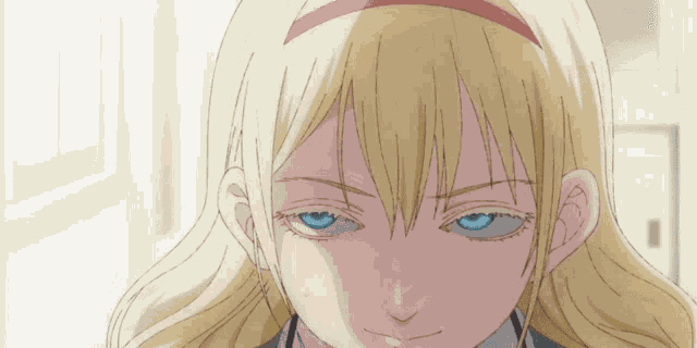 Asobi Asobase Creeepy Smile GIF