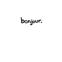 Attention Bon Jour Sticker