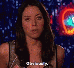 Aubrey Plaza Obviously GIF