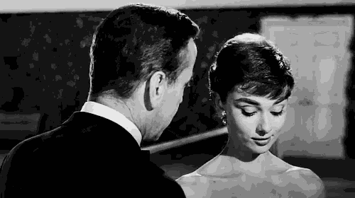 Audrey Hepburn Kiss GIF