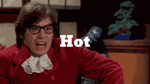 Austin Powers Hot Hot Austin Powers GIF