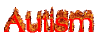 Autism Fire Sticker