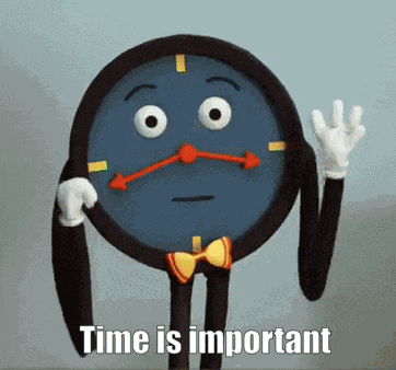 Avoiding Questions Clock GIF
