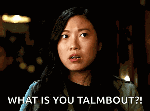 Awkwafina What Is You Talmbout GIF