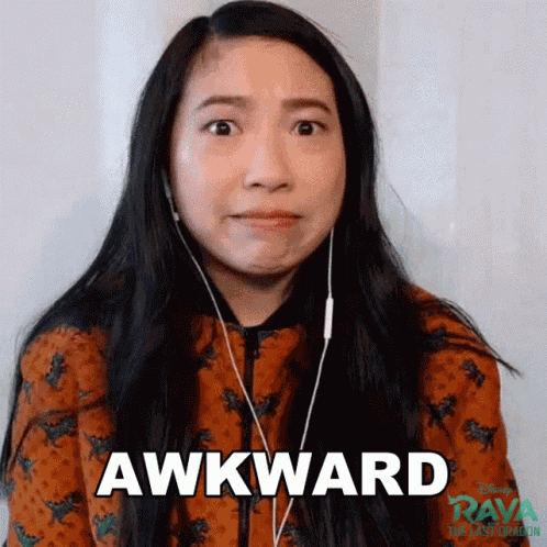 Awkward Awkwafina GIF