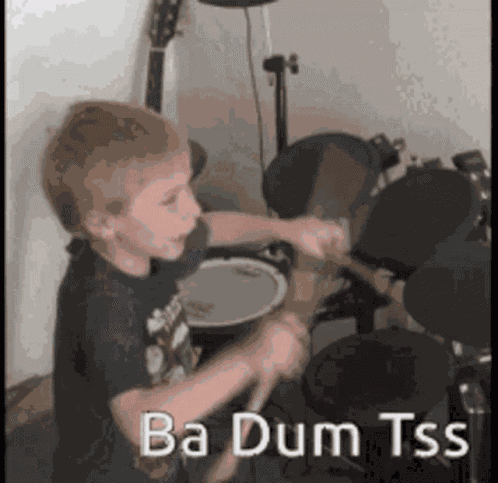 Ba Dum Tss Drums GIF
