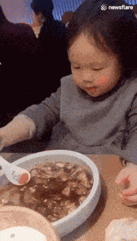 Baby Eating By Newsflare Baby Eating Food GIF