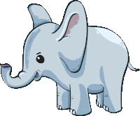 Baby Elephant Sticker