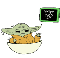 Baby Yoda Star Wars Sticker