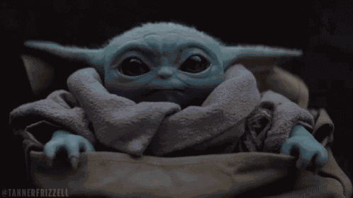 Baby Yoda Wave The Mandalorian GIF