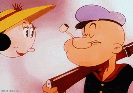 Bacio Bacini Amore Olivia Braccio Di Ferro GIF